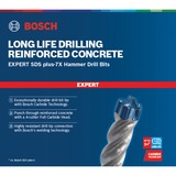 Bosch Professional EXPERT Hammerbohrer SDS-plus-7X, Ø 12mm, 10 Stück Arbeitslänge 150mm