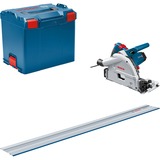 Bosch Tauchsäge GKT 55 GCE Professional, mit FSN 1400, Handkreissäge blau, 1.400 Watt, L-BOXX