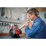 EINHELL Stand-Bandschleifer TC-US 350, Doppelschleifer rot/schwarz, 350 Watt