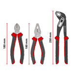 EINHELL Zangen-Set, 3-teilig  schwarz/rot, 180 / 250 mm