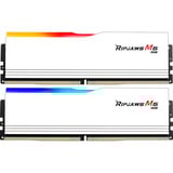 G.Skill DIMM 64 GB DDR5-6800 (2x 32 GB) Dual-Kit, Arbeitsspeicher weiß, F5-6800J3445G32GX2-RM5RW, Ripjaws M5 RGB, INTEL XMP