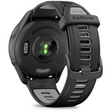 Garmin Forerunner 265, Smartwatch schwarz/hellgrau, 46 mm, Silikon-Armband