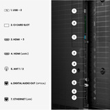 Hisense 100UR8DS RGB MiniLED, LED-Fernseher 253 cm (100 Zoll), schwarz/dunkelgrau, UltraHD/4K, Hi-View AI Engine RGB, 180Hz Panel
