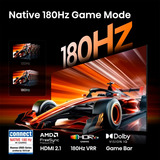 Hisense 100UR8DS RGB MiniLED, LED-Fernseher 253 cm (100 Zoll), schwarz/dunkelgrau, UltraHD/4K, Hi-View AI Engine RGB, 180Hz Panel
