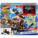 Hot Wheels Monster Trucks Arena World: Entry Challenge - Race Ace's Tire Smash Race, Rennbahn inkl. 2 Spielzeugautos