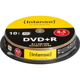 Intenso DVD+R DL 8,5 GB, DVD-Rohlinge 8fach, 10 Stück