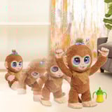 Just Play furReal Peanut laufender Affe mit Bewegungs- und Soundfunktion, Kuscheltier 