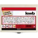 KWB Oberfräser-Set, 12-teilig Schaft Ø 8mm, in Holzkiste