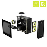 MSI MAG Infinite S AI 2NVP7-001AT, Gaming-PC schwarz/transparent, Windows 11 Home