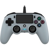 Nacon Wired Compact Controller, Gamepad hellgrau/dunkelgrau, PlayStation 4, PC