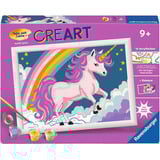 Ravensburger CreArt - Pinkes Einhorn, Malen 