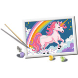Ravensburger CreArt - Pinkes Einhorn, Malen 