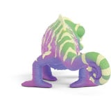 Schleich Die Schule der magischen Tiere - Caspar das Chamäleon in Regenbogenfarben, Spielfigur 