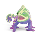 Schleich Die Schule der magischen Tiere - Caspar das Chamäleon in Regenbogenfarben, Spielfigur 