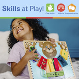 Spin Master Melissa & Doug - Ich zieh mich an Tafel, Geschicklichkeitsspiel 