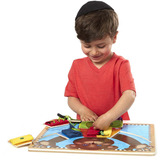 Spin Master Melissa & Doug - Ich zieh mich an Tafel, Geschicklichkeitsspiel 
