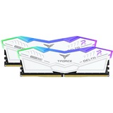 Team Group DIMM 32 GB DDR5-6600 (2x 16 GB) Dual-Kit, Arbeitsspeicher weiß, FF4D532G6600HC34DC01, Delta RGB, INTEL XMP