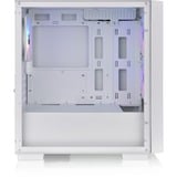 Thermaltake Versa H16 TG ARGB Snow White, Tower-Gehäuse weiß, Tempered Glass