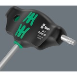 Wera 467/7 TORX HF Set 2 Quergriff-Schraubendreher + Rack, 7-teilig schwarz/grün, mit Haltefunktion