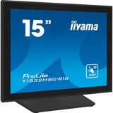 iiyama ProLite T1532MSC-B1S, LED-Monitor 38 cm (15 Zoll), schwarz (matt), XGA, TN, VGA, HDMI, DisplayPort