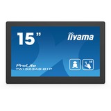 iiyama ProLite TW1523AS-B1P, LED-Monitor 39.5 cm(15.6 Zoll), schwarz, FullHD, Touchscreen, Mini HDMI