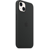 Apple Silikon Case mit MagSafe, Handyhülle schwarz, iPhone 13