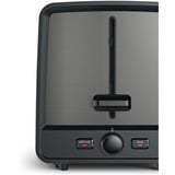 Bosch Home Kompakt-Toaster DesignLine TAT5P425DE grau/schwarz, 970 Watt, für 2 Scheiben Toast