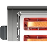 Bosch Kompakt-Toaster DesignLine TAT5P425DE grau/schwarz, 970 Watt, für 2 Scheiben Toast