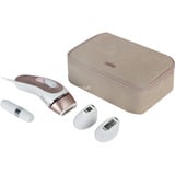 Braun Smart IPL Skin i·expert PL7249, Haarentferner weiß/rosé,  inkl. Tasche + 3 Aufsätze + Gillette Venus Rasierer