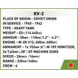 COBI KV-2, Konstruktionsspielzeug Maßstab 1:48