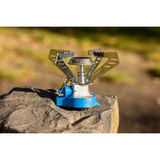 Campingaz Campingkocher Camping Connect CV, Gaskocher silber/blau, 1,25 kW