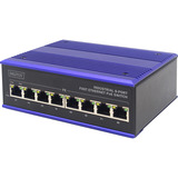 Digitus 8 Port Fast Ethernet Netzwerk PoE Switch,Industrial, Unmanaged 
