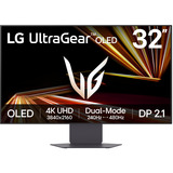 LG UltraGear 32GX870A-B OLED, Gaming-Monitor 79.9 cm (32 Zoll), schwarz, UltraHD/4K, Dual Mode, HDMI, DP, USB-C, USB-Hub, 240Hz Panel