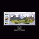 Lenovo ThinkVision T34WD-40, LED-Monitor 86.4 cm (34 Zoll), schwarz, WQHD, VA, Curved, USB-C, HDMI, DP, USB-Hub, 120Hz Panel