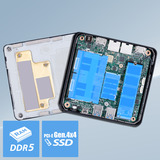 MSI Cubi NUC AI 1UMG-073AT, Mini-PC schwarz, Windows 11 Pro