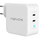 Nevox 100W DUAL USB-C Power Delivery, Ladegerät weiß