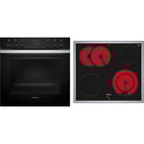 Siemens PQ212KA10, Herdset schwarz/silber