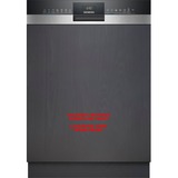 Siemens SX53ES02CE IQ300, Spülmaschine edelstahl (gebürstet)/schwarz, 60 cm, Home Connect, XXL