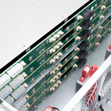 SilverStone SST-RM43-324-RS, Rack, Server-Gehäuse schwarz/rot, 4 Höheneinheiten