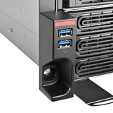 SilverStone SST-RM43-324-RS, Rack, Server-Gehäuse schwarz/rot, 4 Höheneinheiten