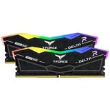 Team Group DIMM 32 GB DDR5-6000 (2x 16 GB) Dual-Kit, Arbeitsspeicher schwarz, FF3D532G6000HC38ADC01, Delta RGB, INTEL XMP