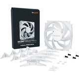 be quiet! Silent Wings Pro 4 140mm PWM White, Gehäuselüfter weiß, 140 mm