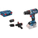 Bosch Akku-Bohrschrauber GSR 18V-60 FC Professional + GFA18-E /M /W /H blau/schwarz, ohne Akku und Ladegerät, in L-BOXX