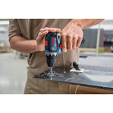 Bosch Professional Akku-Bohrschrauber GSR 12V-32 Professional, 12Volt blau/schwarz, 2x Li-Ionen Akku 2,0Ah, Werkzeugtasche