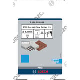 Bosch Professional PRO Socket Core Cutter dry Diamant-Steckdosen-Bohrkrone, Ø 82mm, Bohrer M16
