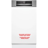 Bosch SPI6YMS14E Serie 6, Spülmaschine edelstahl (gebürstet), 45 cm, Home Connect