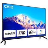 CHiQ L40G7LX, LED-Fernseher 100 cm(40 Zoll), schwarz, Triple Tuner, Android, SmartTV, HDR, Full-HD