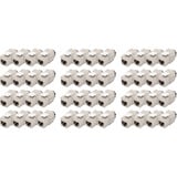 Digitus Cat.6a Keystone-Modul, geschirmt silber, 48 Stück, mit intelligentem Kabelmanager