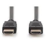 Digitus HDMI Premium High Speed Anschlusskabel, mit Ethernet, UHD 4K schwarz, 1 Meter