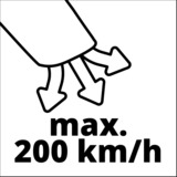 EINHELL Professional Akku-Laubbläser GP-LB 18/200 Li E - Solo, 18Volt rot/schwarz, ohne Akku und Ladegerät